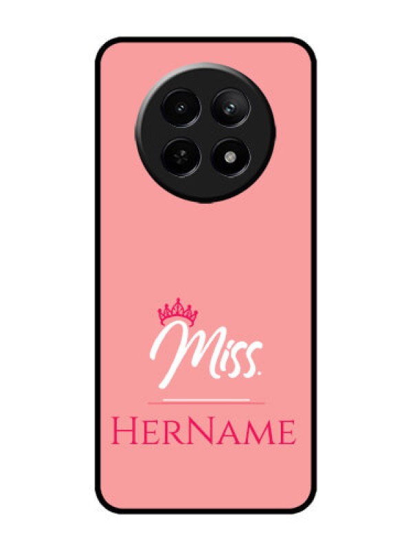 Custom Realme 12 5G Custom Metal Phone CaseMrs With Name Design