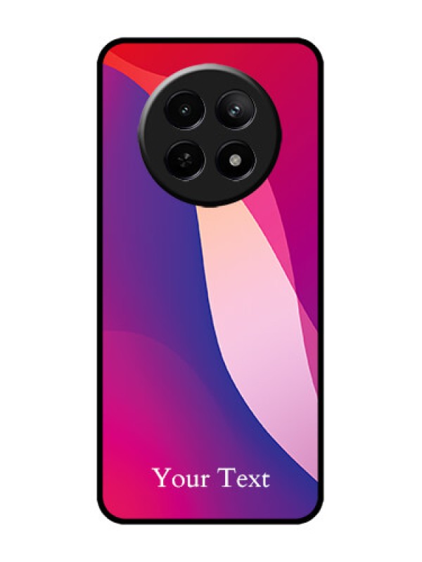 Custom Realme 12 5G Custom Metal Phone CaseDigital Abstract Overlap Design