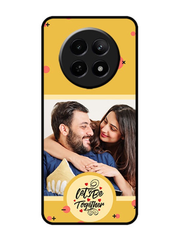 Custom Realme 12 5G Custom Metal Phone CaseLets Be Together Design