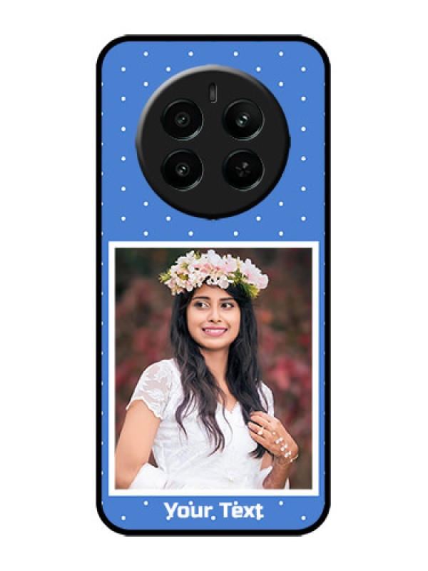 Custom Realme 12 Plus 5G Custom Metal Phone Case - Polka Dots Design