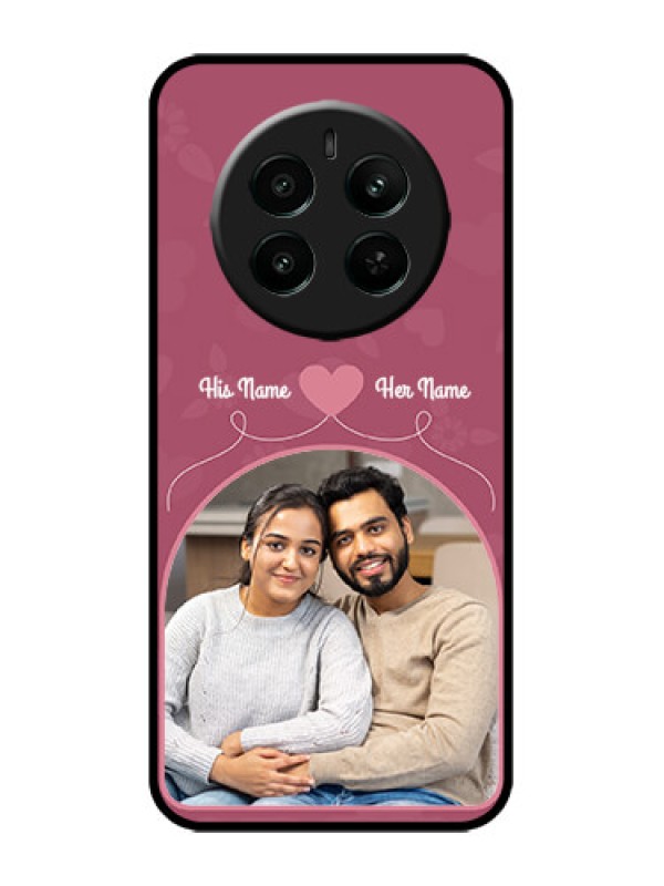 Custom Realme 12 Plus 5G Custom Metal Phone Case - Love Floral Design