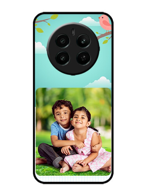 Custom Realme 12 Plus 5G Custom Metal Phone Case - Doodle Love Design