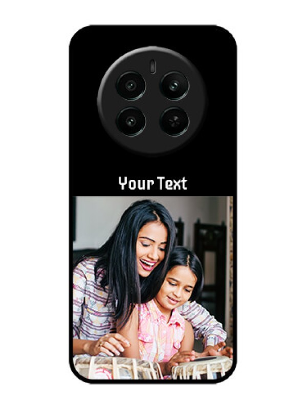 Custom Realme 12 Plus 5G Custom Metal Phone Case - Photo With Name Design