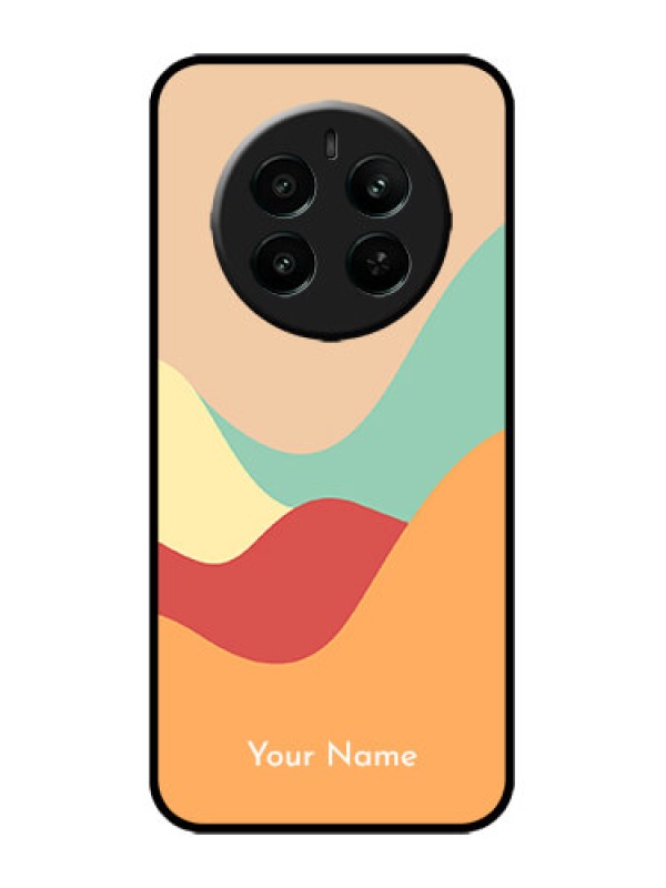 Custom Realme 12 Plus 5G Custom Metal Phone Case - Ocean Waves Multi - Colour Design