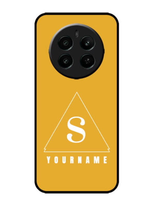 Custom Realme 12 Plus 5G Custom Metal Phone Case - Simple Triangle Design