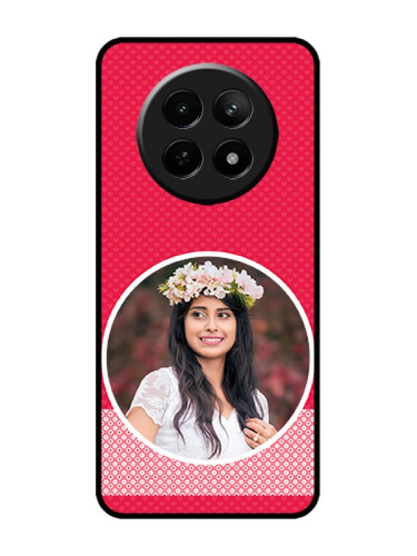 Custom Realme 12x 5G Custom Metal Phone Case - Pink Color Pattern Design
