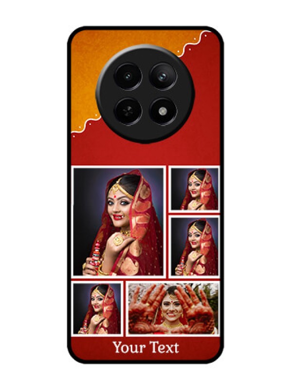 Custom Realme 12x 5G Custom Metal Phone Case - Wedding Pic Upload Design