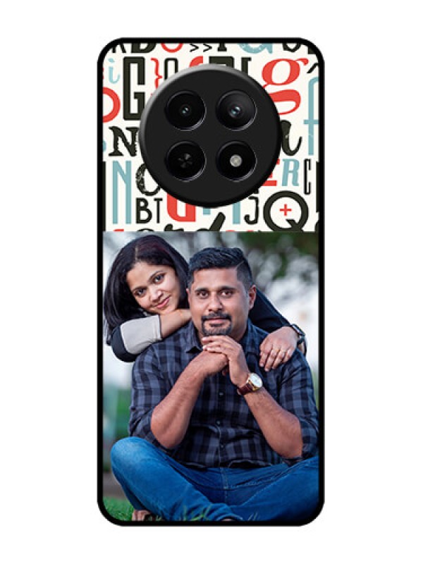 Custom Realme 12x 5G Custom Metal Phone Case - Alphabet Design