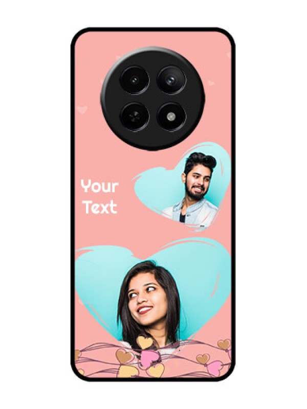 Custom Realme 12x 5G Custom Metal Phone Case - Love Doodle Design