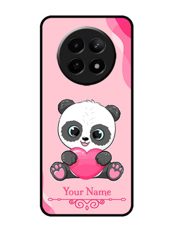 Custom Realme 12x 5G Custom Metal Phone Case - Cute Panda Design