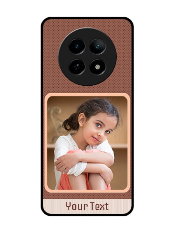 Custom Realme 13 5G Custom Metal Phone CaseSimple Pic Upload Design