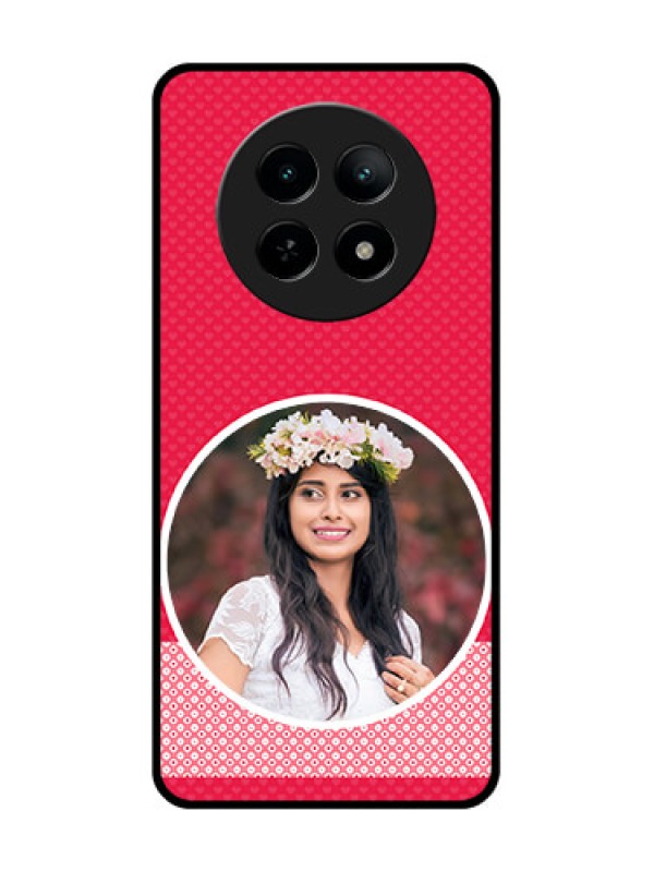 Custom Realme 13 5G Custom Metal Phone CasePink Color Pattern Design