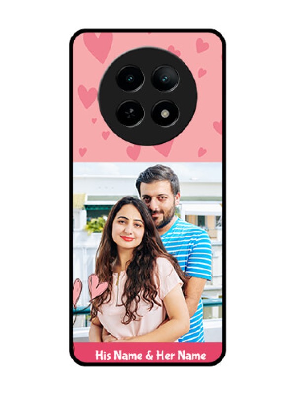 Custom Realme 13 5G Custom Metal Phone CaseLove Design Peach Color