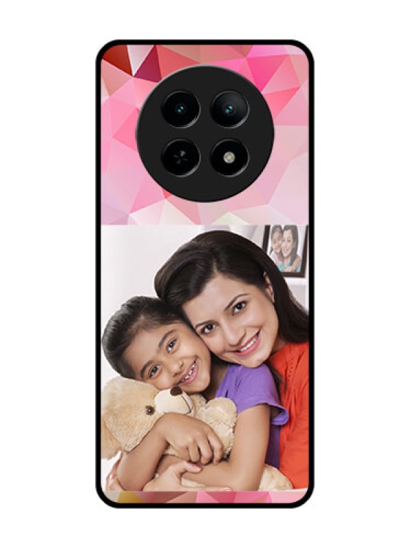 Custom Realme 13 5G Custom Metal Phone CaseAbstract Triangle Design