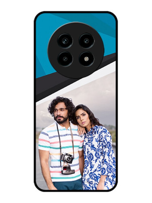 Custom Realme 14 Pro Lite 5G Custom Metal Phone Case - Simple Pattern Photo Upload Design