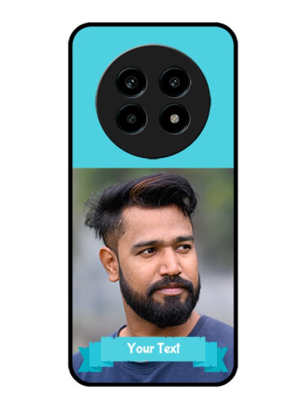 Custom Realme 14 Pro Lite 5G Custom Metal Phone Case - Blue Color Design