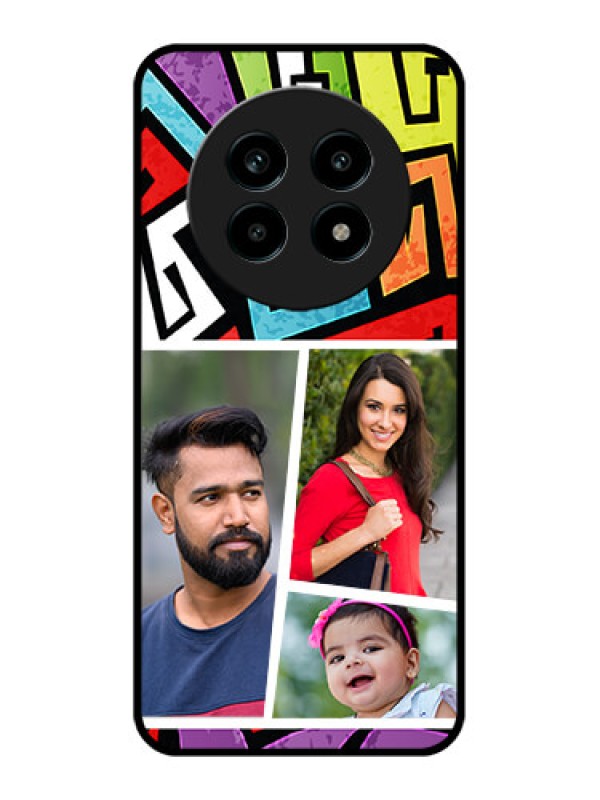 Custom Realme 14 Pro Lite 5G Custom Metal Phone Case - Graffiti Pattern Design