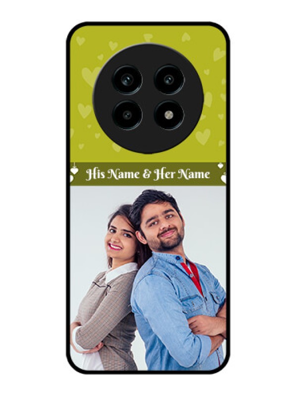 Custom Realme 14 Pro Lite 5G Custom Metal Phone Case - You and Me Heart Design