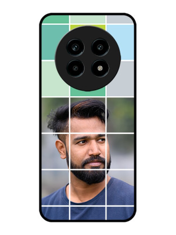 Custom Realme 14 Pro Lite 5G Custom Metal Phone Case - With White Box Pattern