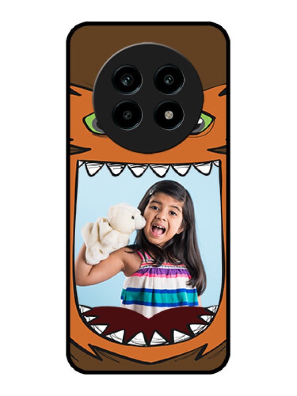 Custom Realme 14 Pro Lite 5G Custom Metal Phone Case - Owl Monster Back Case Design