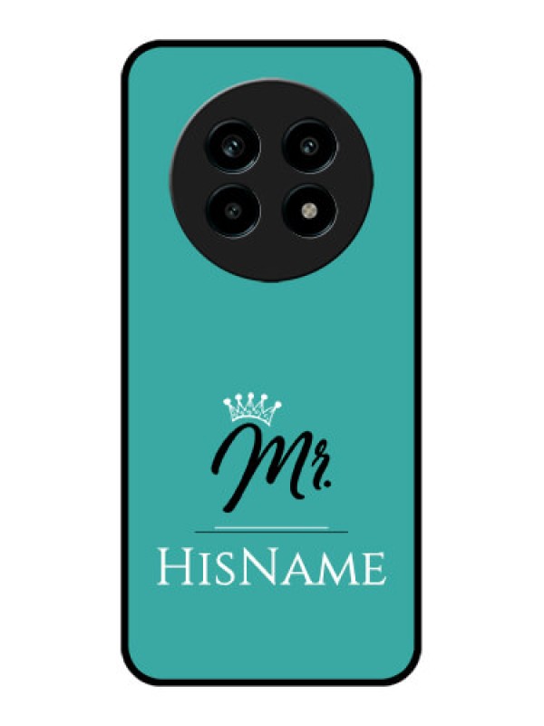 Custom Realme 14 Pro Lite 5G Custom Metal Phone Case - Mr With Name Design