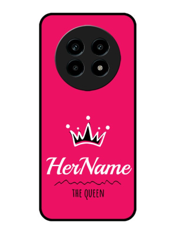 Custom Realme 14 Pro Lite 5G Custom Metal Phone Case - Queen With Name Design