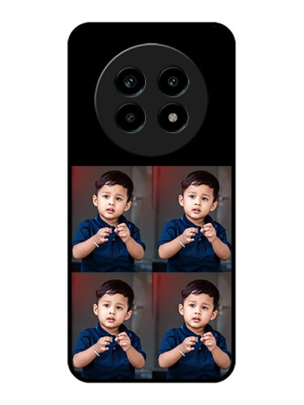 Custom Realme 14 Pro Lite 5G Custom Metal Phone Case - 4 Image Holder Design