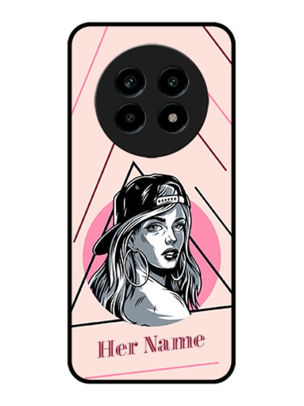 Custom Realme 14 Pro Lite 5G Custom Metal Phone Case - Rockstar Girl Design