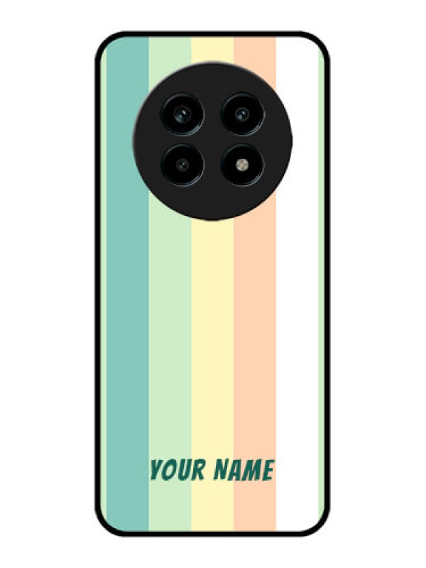 Custom Realme 14 Pro Lite 5G Custom Metal Phone Case - Multi - Colour Stripes Design