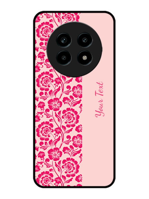 Custom Realme 14 Pro Lite 5G Custom Metal Phone Case - Attractive Floral Pattern Design