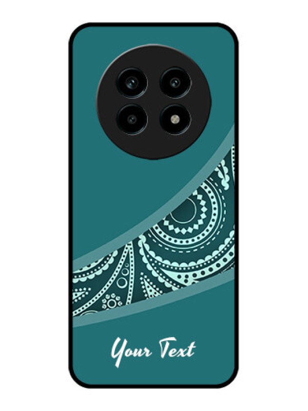 Custom Realme 14 Pro Lite 5G Custom Metal Phone Case - Semi Visible Floral Design