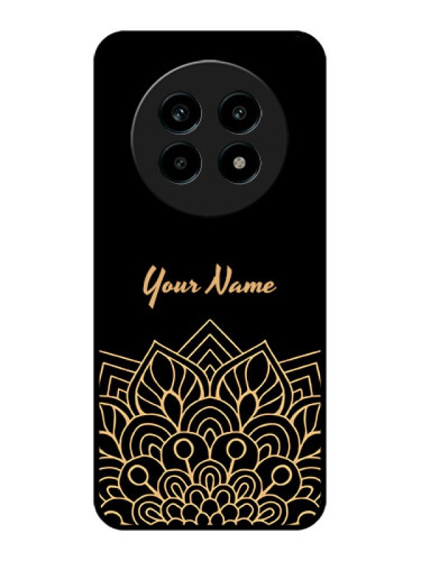 Custom Realme 14 Pro Lite 5G Custom Metal Phone Case - Golden Mandala Design