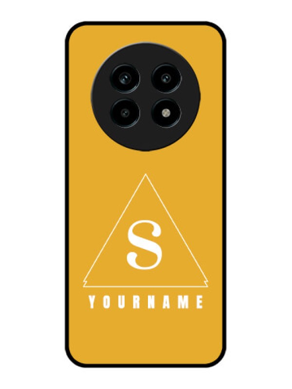 Custom Realme 14 Pro Lite 5G Custom Metal Phone Case - Simple Triangle Design