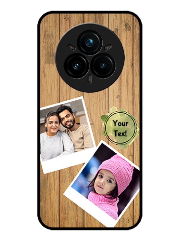 Custom Realme 14 Pro Plus 5G Custom Metal Phone Case - Wooden Texture Design