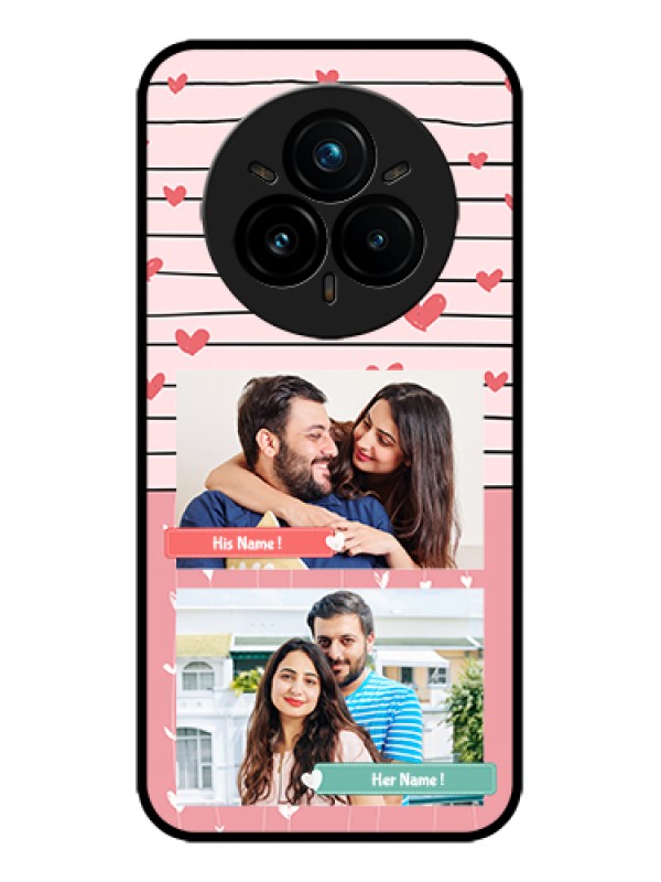 Custom Realme 14 Pro Plus 5G Custom Metal Phone Case - Photo With Heart Design