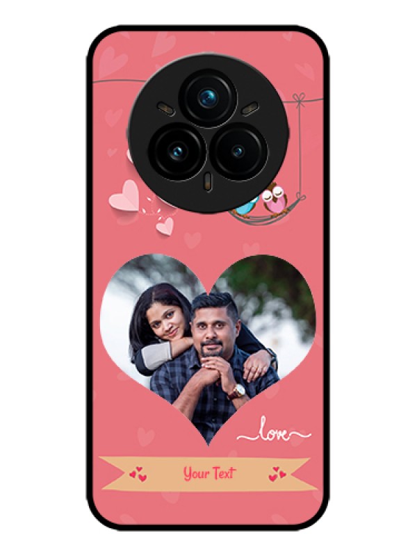 Custom Realme 14 Pro Plus 5G Custom Metal Phone Case - Peach Color Love Design