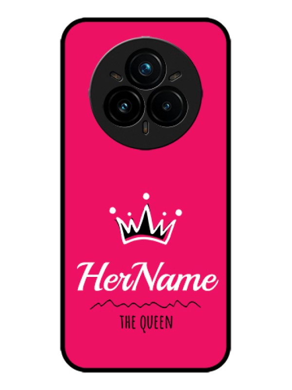 Custom Realme 14 Pro Plus 5G Custom Metal Phone Case - Queen With Name Design