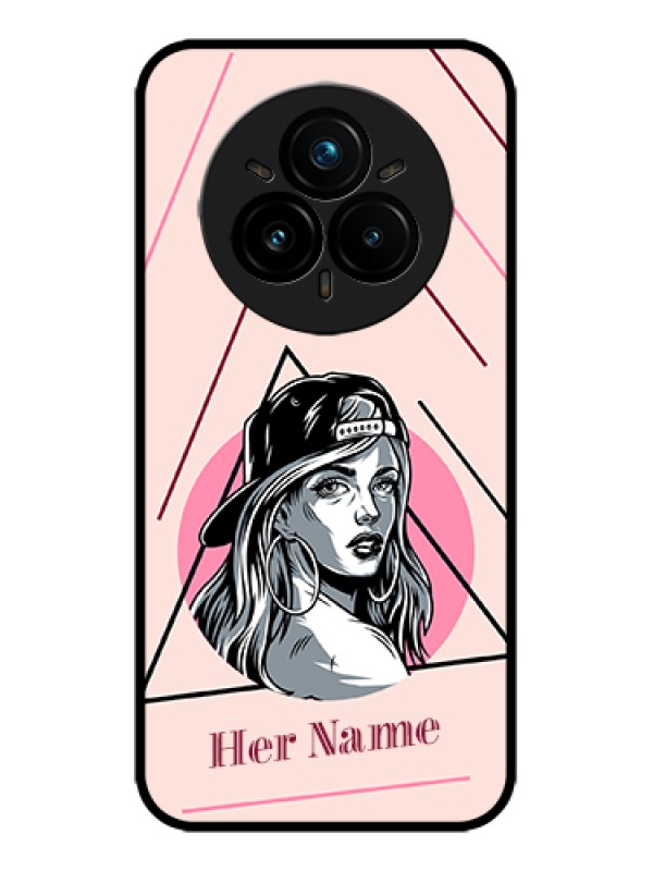 Custom Realme 14 Pro Plus 5G Custom Metal Phone Case - Rockstar Girl Design