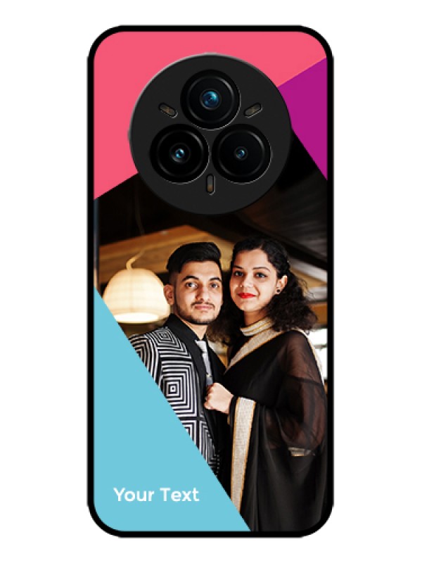 Custom Realme 14 Pro Plus 5G Custom Metal Phone Case - Stacked Triple Colour Design