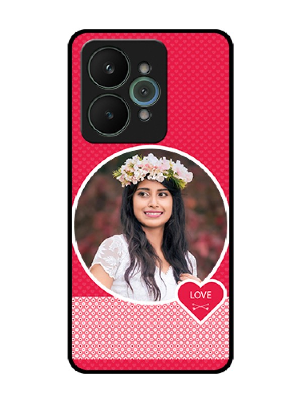 Custom Realme 15 5G Custom Metal Phone Case - Pink Color Pattern Design