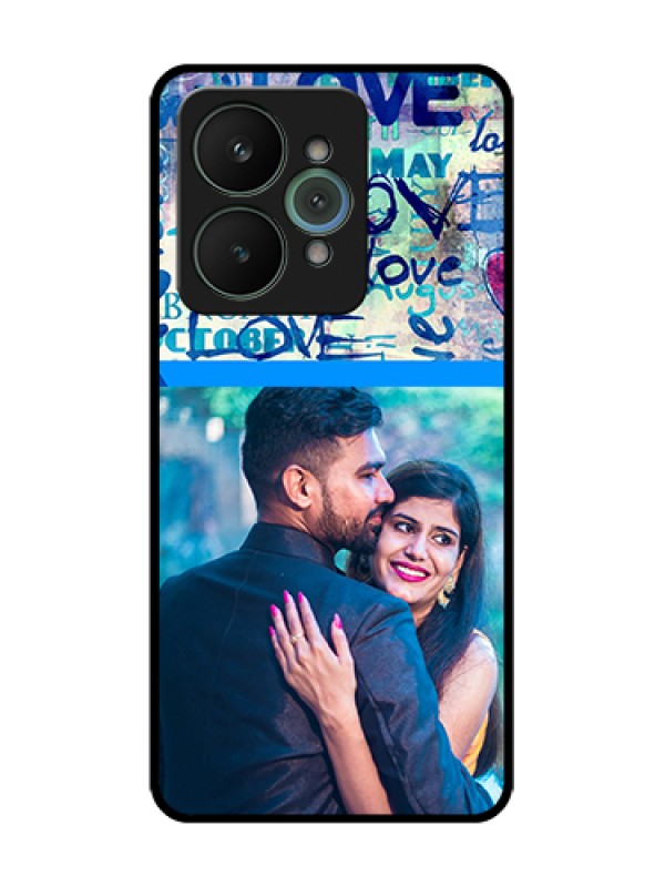 Custom Realme 15 5G Custom Metal Phone Case - Colorful Love Design