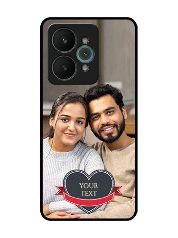 Custom Realme 15 5G Custom Metal Phone Case - Just Married Couple Design