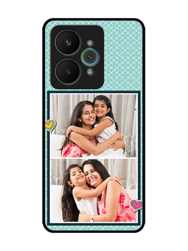 Custom Realme 15 5G Custom Metal Phone Case - 2 Image Holder With Pattern Design