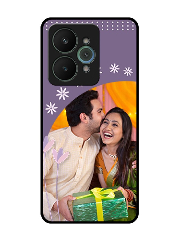 Custom Realme 15 5G Custom Metal Phone Case - Lavender Flowers Design