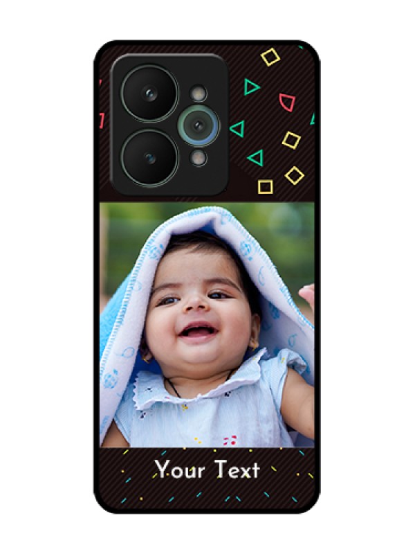Custom Realme 15 5G Custom Metal Phone Case - With Confetti Birthday Design