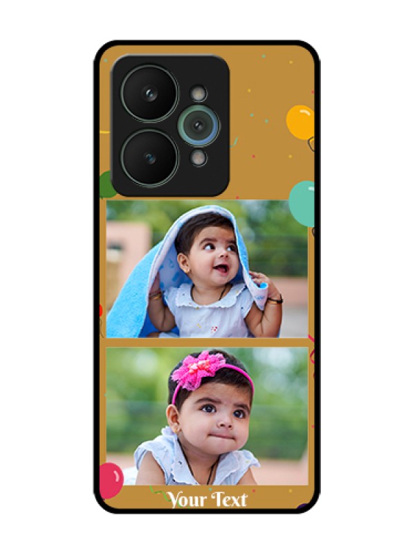 Custom Realme 15 5G Custom Metal Phone Case - Image Holder With Birthday Celebrations Design