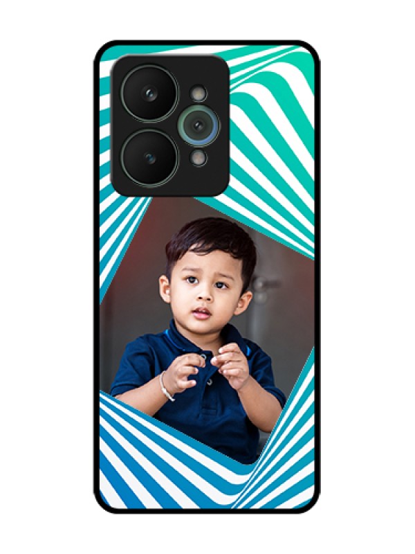 Custom Realme 15 5G Custom Metal Phone Case - Abstract Spiral Design