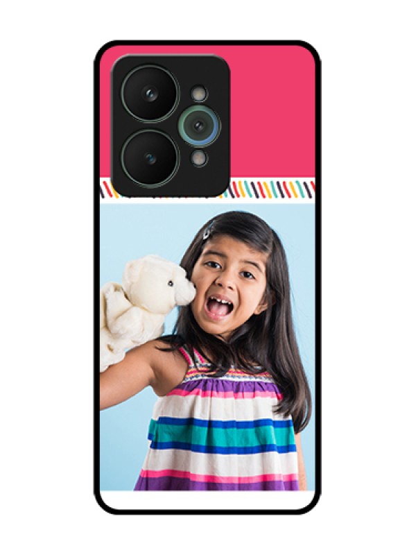 Custom Realme 15 5G Custom Metal Phone Case - Line Art Design