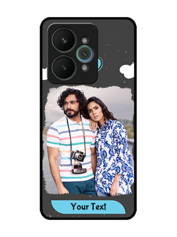 Custom Realme 15 5G Custom Metal Phone Case - Splashes With Love Doodles Design