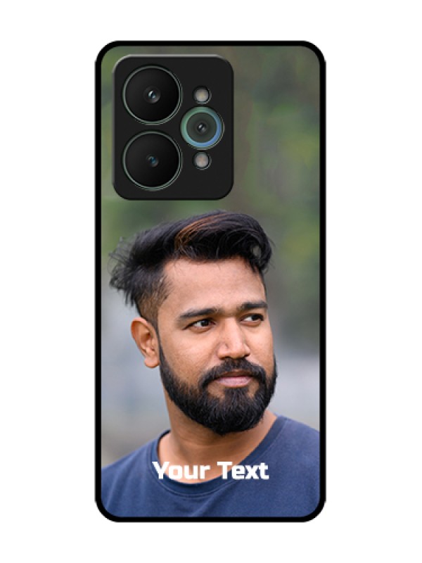 Custom Realme 15 5G Custom Metal Phone Case - Photo With Text Design
